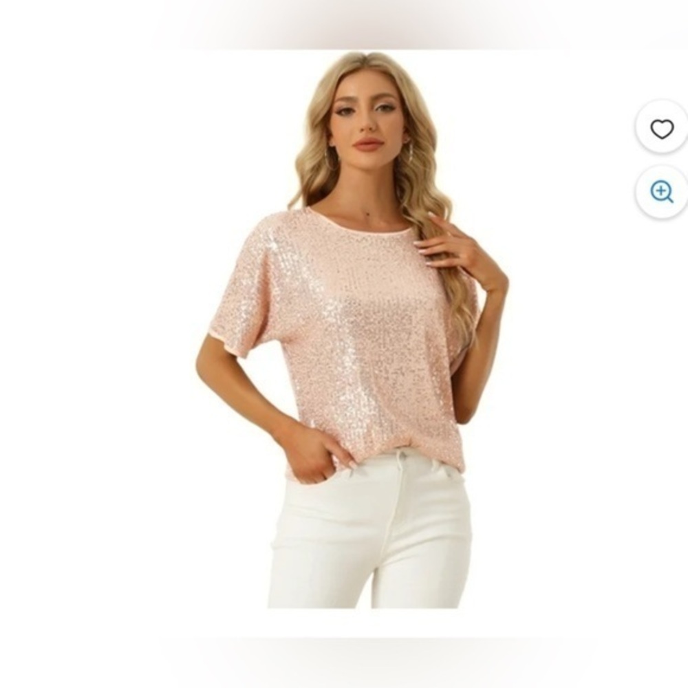DKNY Sequin Top Size XLarge